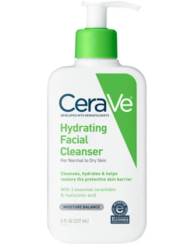 CeraVe Hydrating Facial Cleanser – CeraVe skincare/cleanser